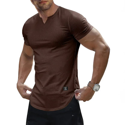 Men's Slim Fit V-Neck Performance T-Shirt