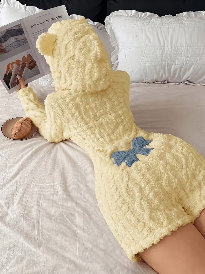 Women’s Hooded Animal Ear Romper