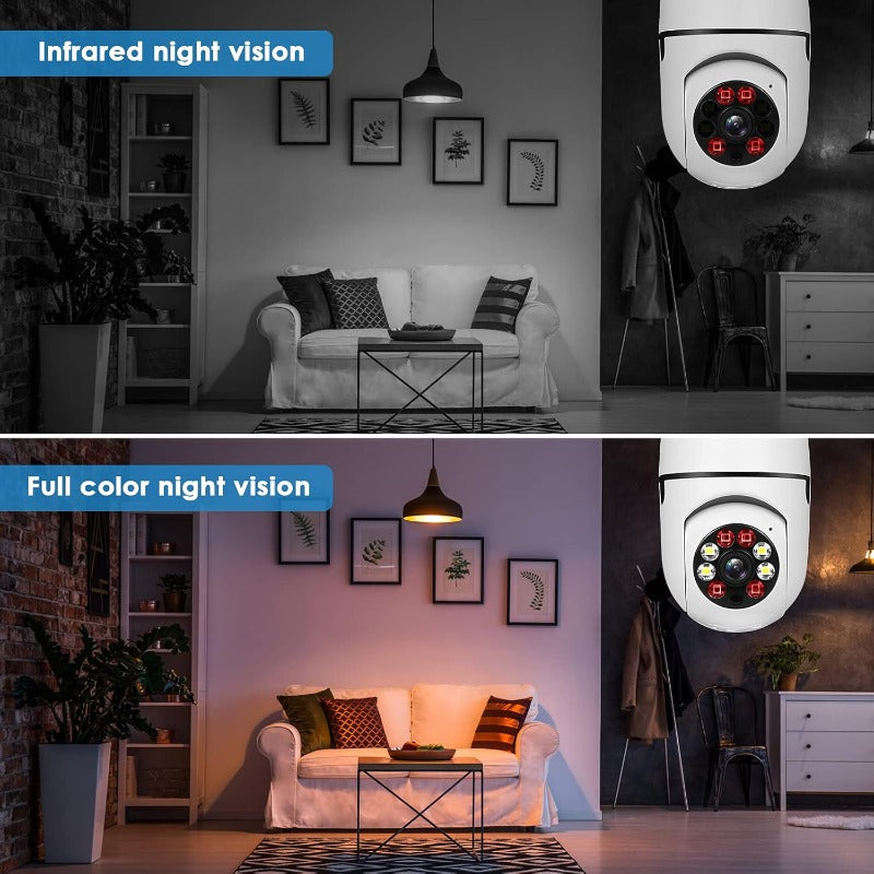 WiFi Light Bulb Security Camera