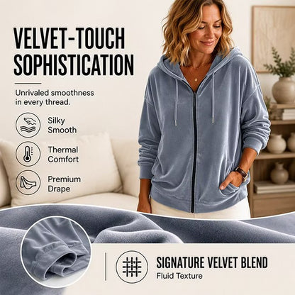 Women's Hooded Zip-Front Jacket