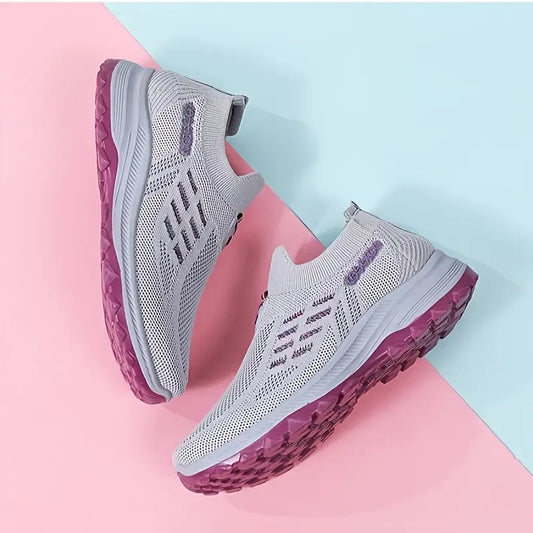 Women's Knit Slip-On Walking Sneakers