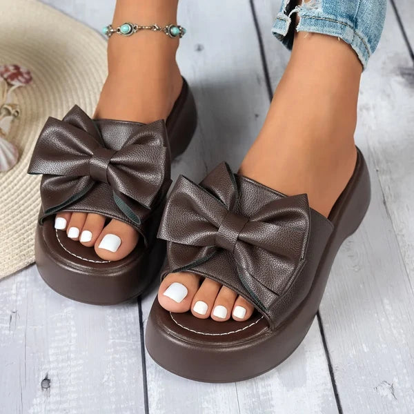 Women’s Bow Detail Platform Sandals