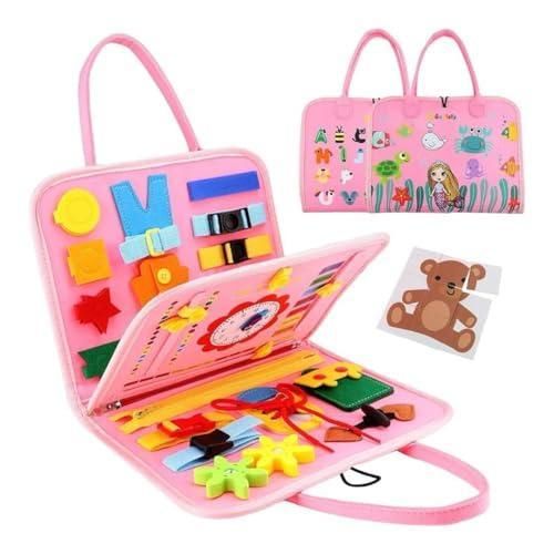 Montessori Busy Board Activity Bag for Kids