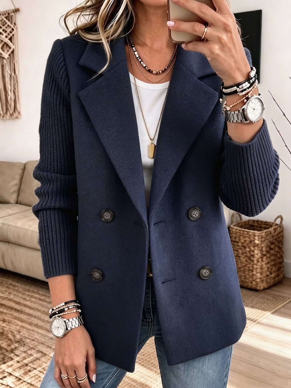 Women's Double-Breasted Blazer