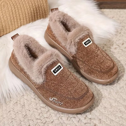 Women’s Fuzzy Slip-On Shoes