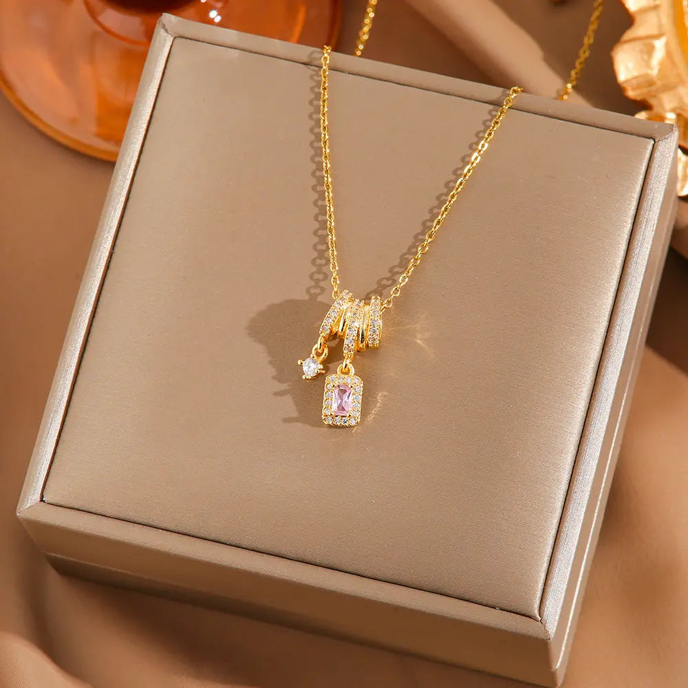 Women's Cubic Zirconia Pendant Necklace
