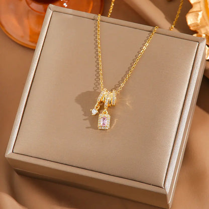 Women's Cubic Zirconia Pendant Necklace