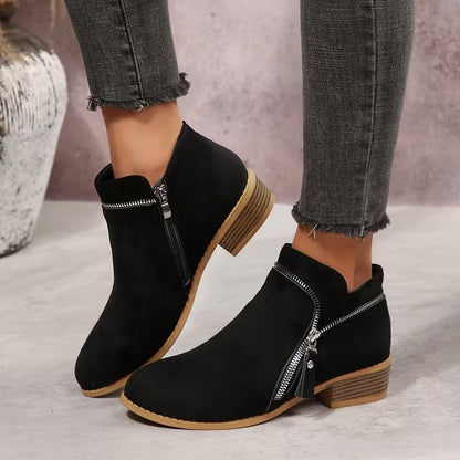 Women's Side-Zip Ankle Boots