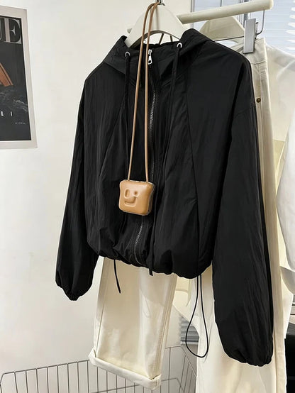 Women's Hooded Zip-Up Jacket
