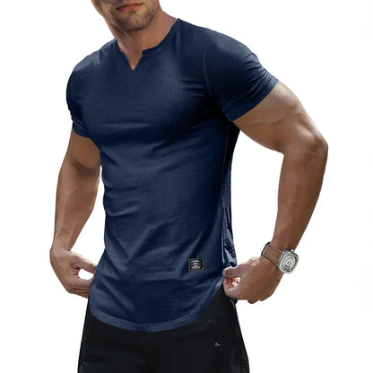 Men's Slim Fit V-Neck Performance T-Shirt