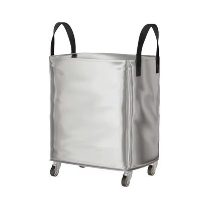 Rolling Storage Tote with Carry Handles