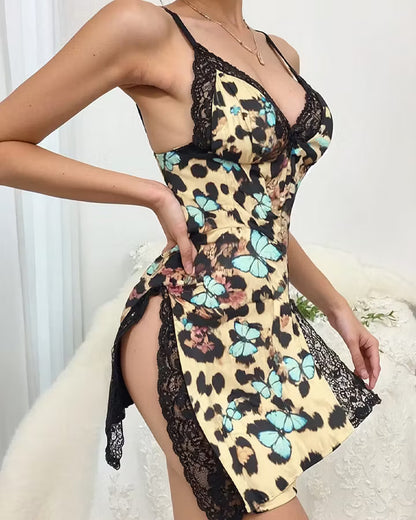 Women's Lace-Trim Camisole Nightgown