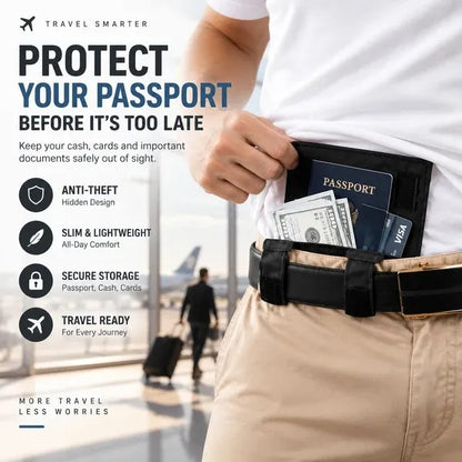 Travel Passport Waist Wallet
