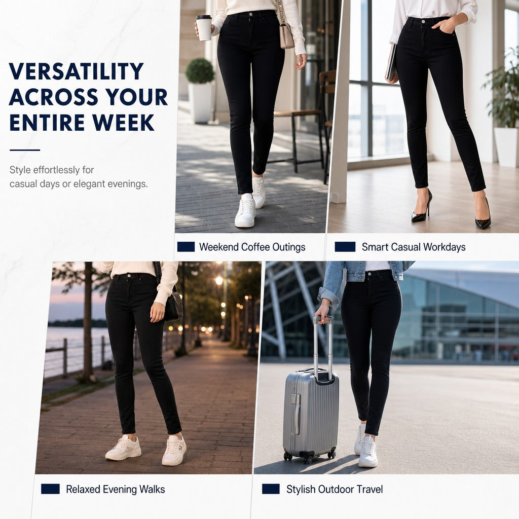 Women's High-Waisted Skinny Jeans