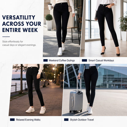 Women's High-Waisted Skinny Jeans