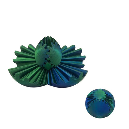 3D Printed Transforming Gear Sphere Fidget Toy