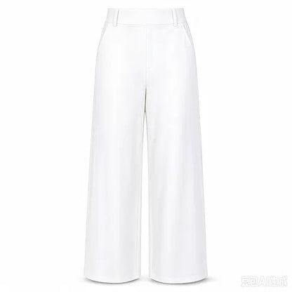 Women's High-Waist Wide-Leg Tailored Pants