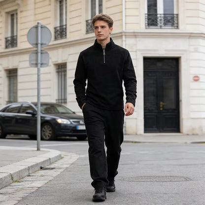 Men's Quarter-Zip Fleece Pullover