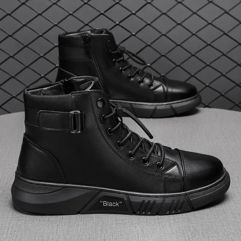 Men’s Fleece-Lined Comfort Chukka Boots