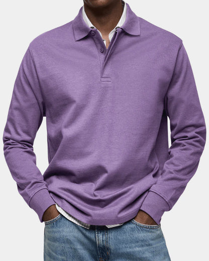 Men's Long-Sleeve Polo Shirt