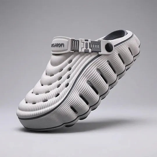 Men's Closed-Toe Clogs with Strap Detail