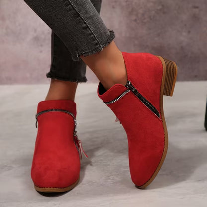 Women's Side-Zip Ankle Boots