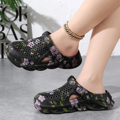 Women’s Floral Ventilated Garden Clogs