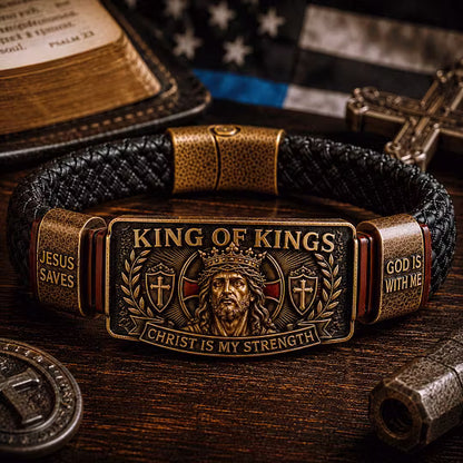 Inspirational Engraved Faith Wristband