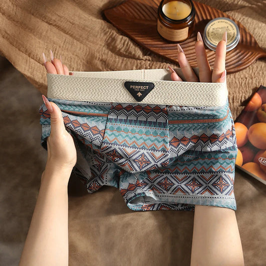 3-Pack Patterned Mid-Rise Boxer Briefs