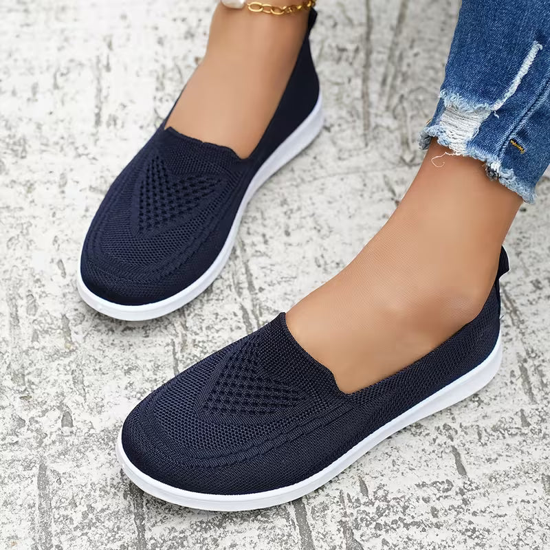 Women's Knit Slip-On Casual Sneakers