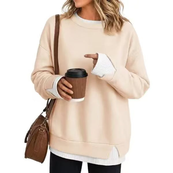 Women’s Layered Look Relaxed Sweatshirt