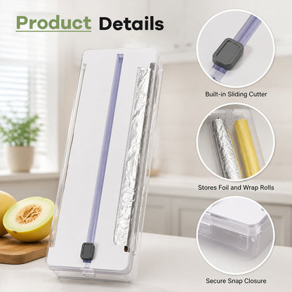 Kitchen Wrap Storage and Cutting Box