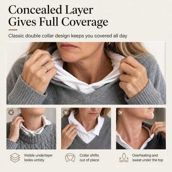 Women's V-Neck Layered Look Top