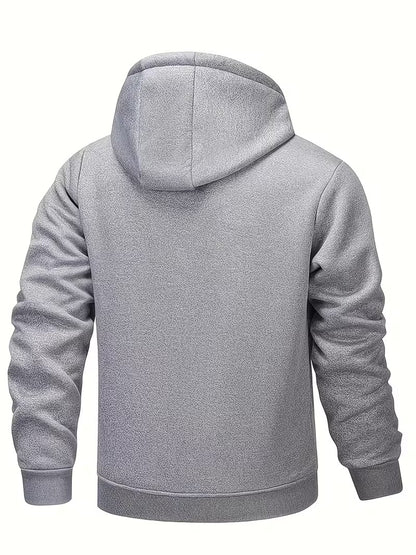 Men's 2-Piece Hooded Zip Jacket Set