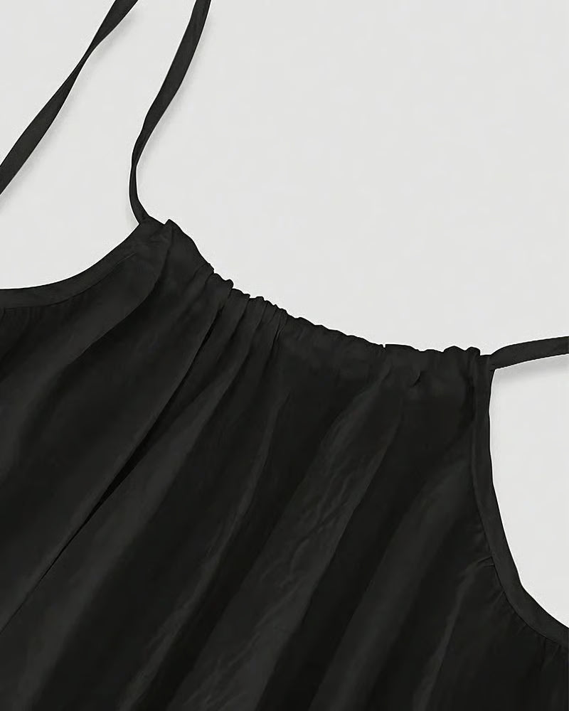 Women's Sleeveless Flowy Cami Maxi Dress