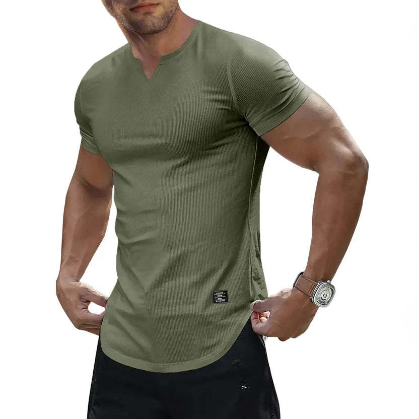 Men's Slim Fit V-Neck Performance T-Shirt