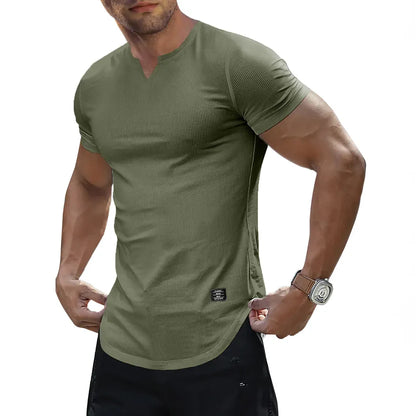 Men's Slim Fit V-Neck Performance T-Shirt
