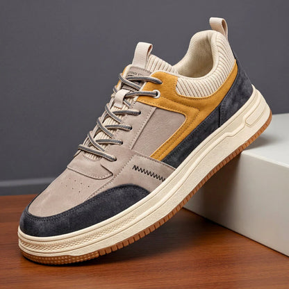 Men's Panel Lace-Up Sneakers