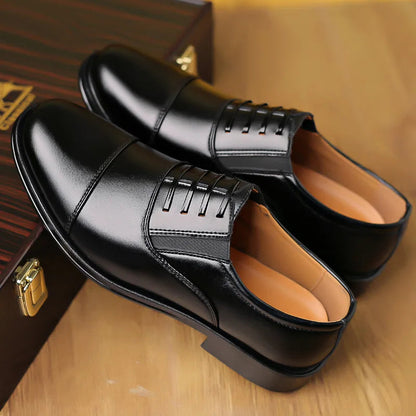 Men's Leather-Look Strap Loafers