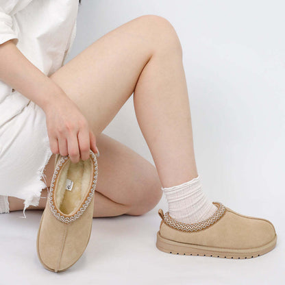 Women's Decorative Trim Slip-On Slippers