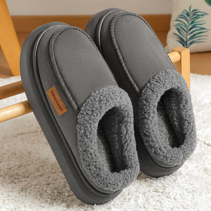 Unisex Side-Stitch Winter House Shoes