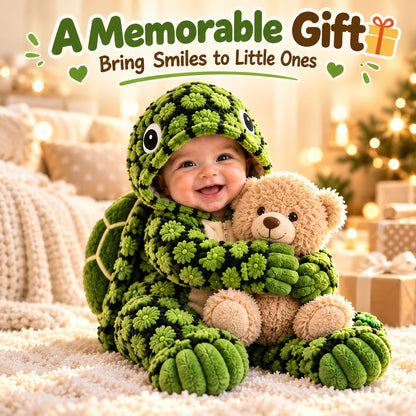 Baby Turtle Hooded Romper