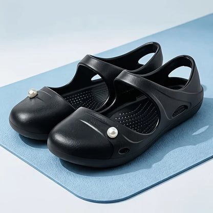 Women’s Pearl Accent Summer Slides