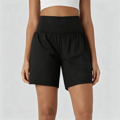 Women's Super High-Waisted Cool Touch Yoga Shorts