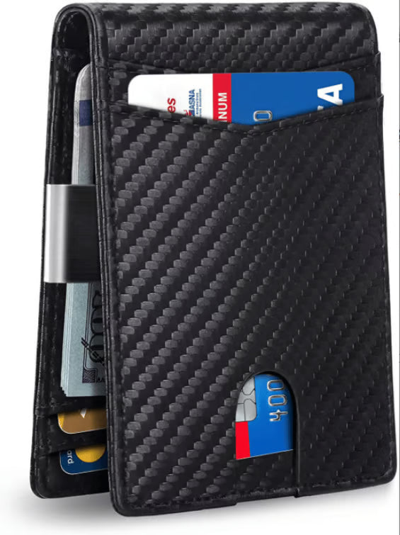 Men's Pop-Up RFID Card Wallet