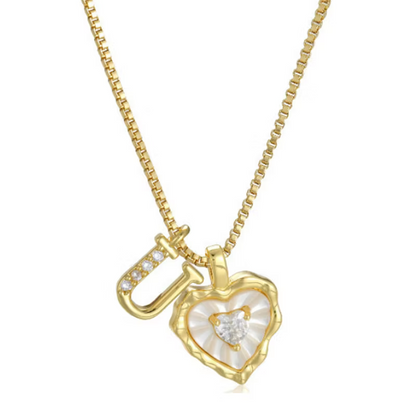 Women’s Heart-Shaped Pendant Necklace