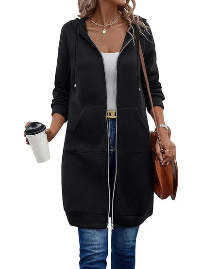 Women’s Hooded Zip-Up Top