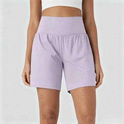 Women's Super High-Waisted Cool Touch Yoga Shorts