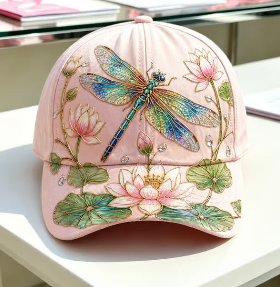 Women's Embroidered Nature Print Baseball Cap