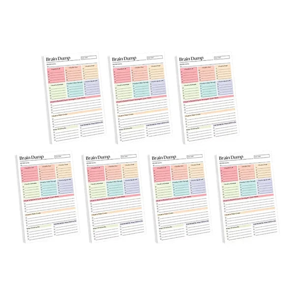 Daily Brain Dump Planning Pad